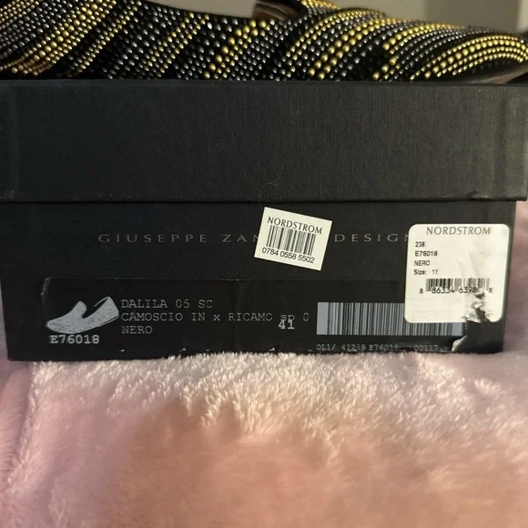 Black and Yellow Studded Women's Loafers - Picture 7 of 7